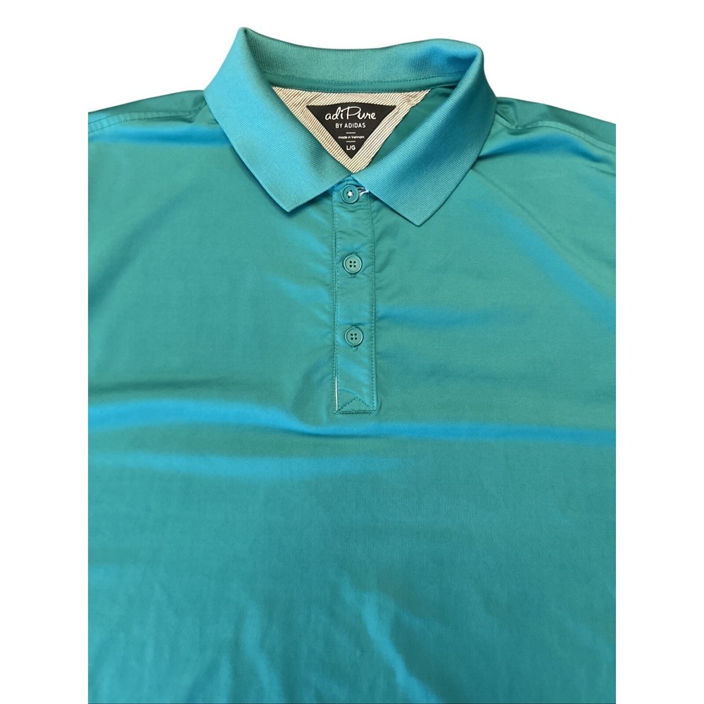 adiPure by adidas Mens Golf Polo Shirt Glory Green Large FL5557 938011‎ 10/19